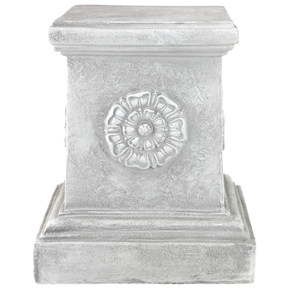 Design Toscano English Rosette Garden Sculptural Plinth - Large
