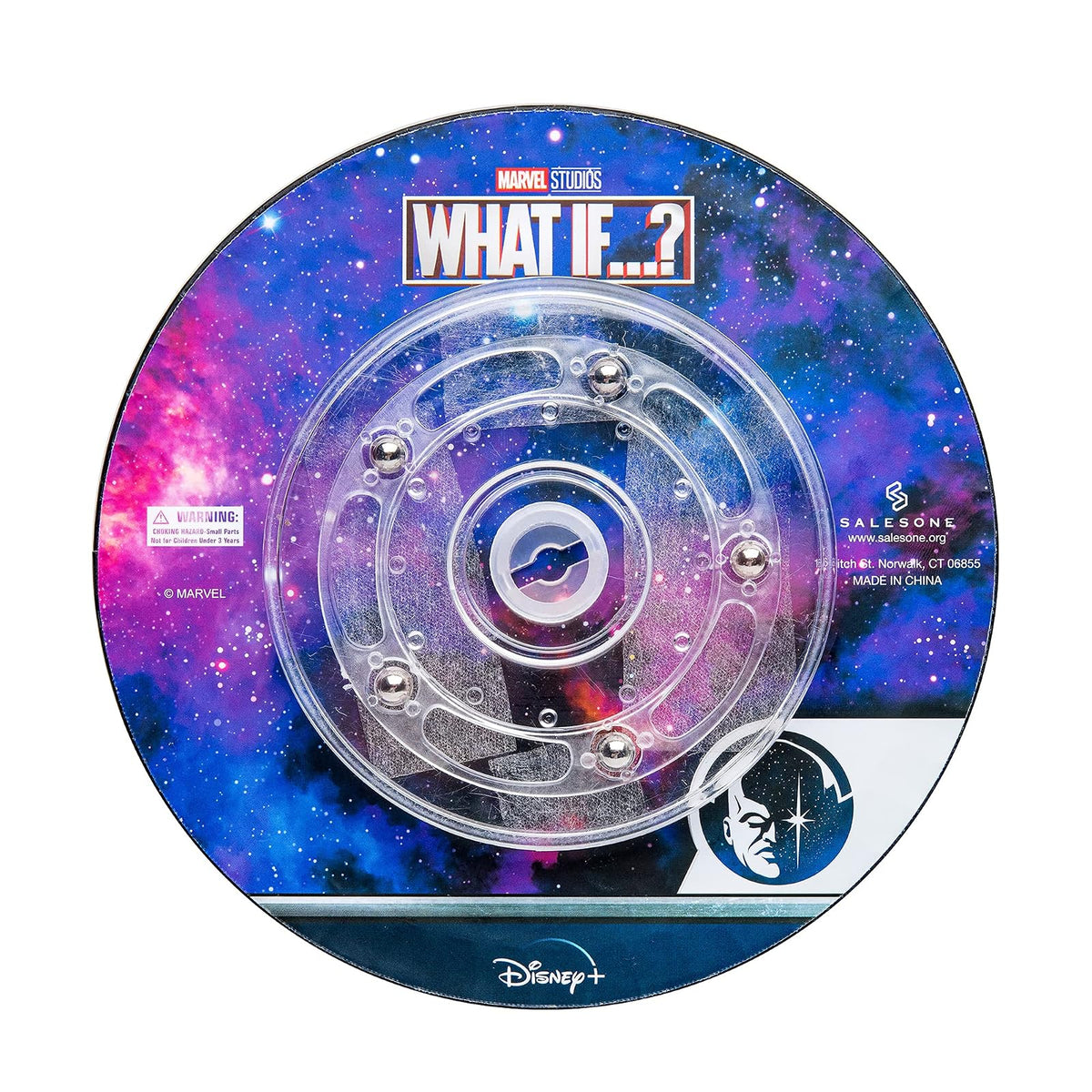 Marvel Studios: What if…?, Capitana Carter, juego de 5 pines de solapa esmaltados con base de metal, viene en una caja circular giratoria de 16 cm con ventana con licencia oficial (exclusivo de )