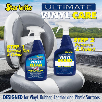 Star brite Ultimate Vinyl Clean (96232) Interior/Exterior Multi-Surface Cleaner - 32 oz Sprayer
