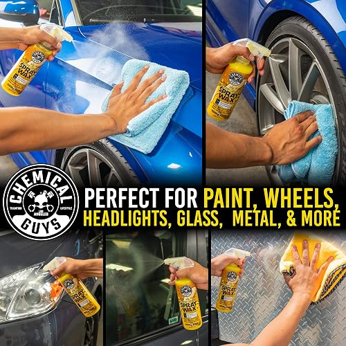 Chemical Guys Blazin' Banana Cera en Spray, brillo natural de carnauba, segura para automóviles, camiones, todoterrenos, vehículos recreativos y más, 473 ml