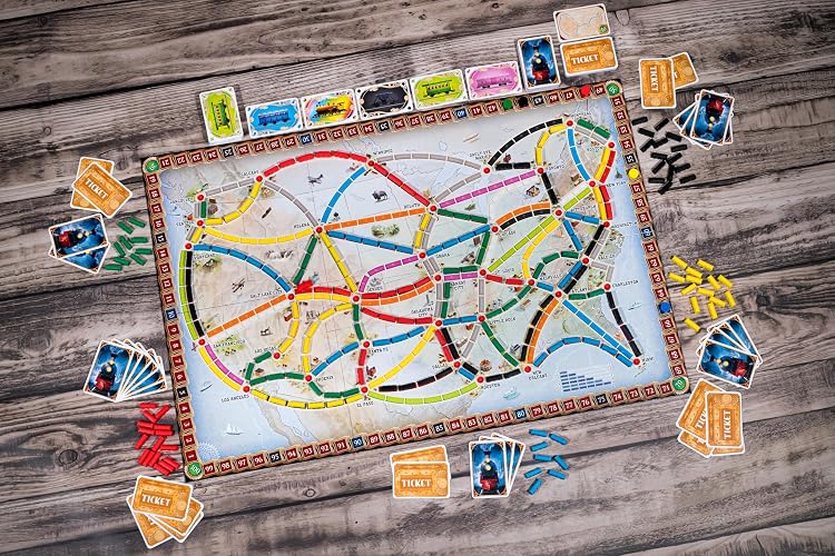 ¡Aventureros al Tren! Juego de Estrategia de Trenes para Adultos y Familias De 2 a 5 Jugadores en Español