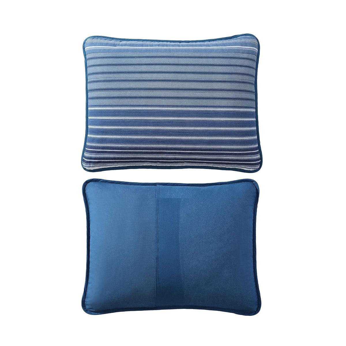 Nautica - Juego de edredón King de algodón Reversible con Fundas a Juego, Juego de Ropa de Cama para Todas Las Estaciones (Azul Coveside, King)