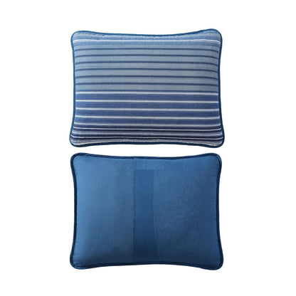 Nautica - Juego de edredón King de algodón Reversible con Fundas a Juego, Juego de Ropa de Cama para Todas Las Estaciones (Azul Coveside, King)