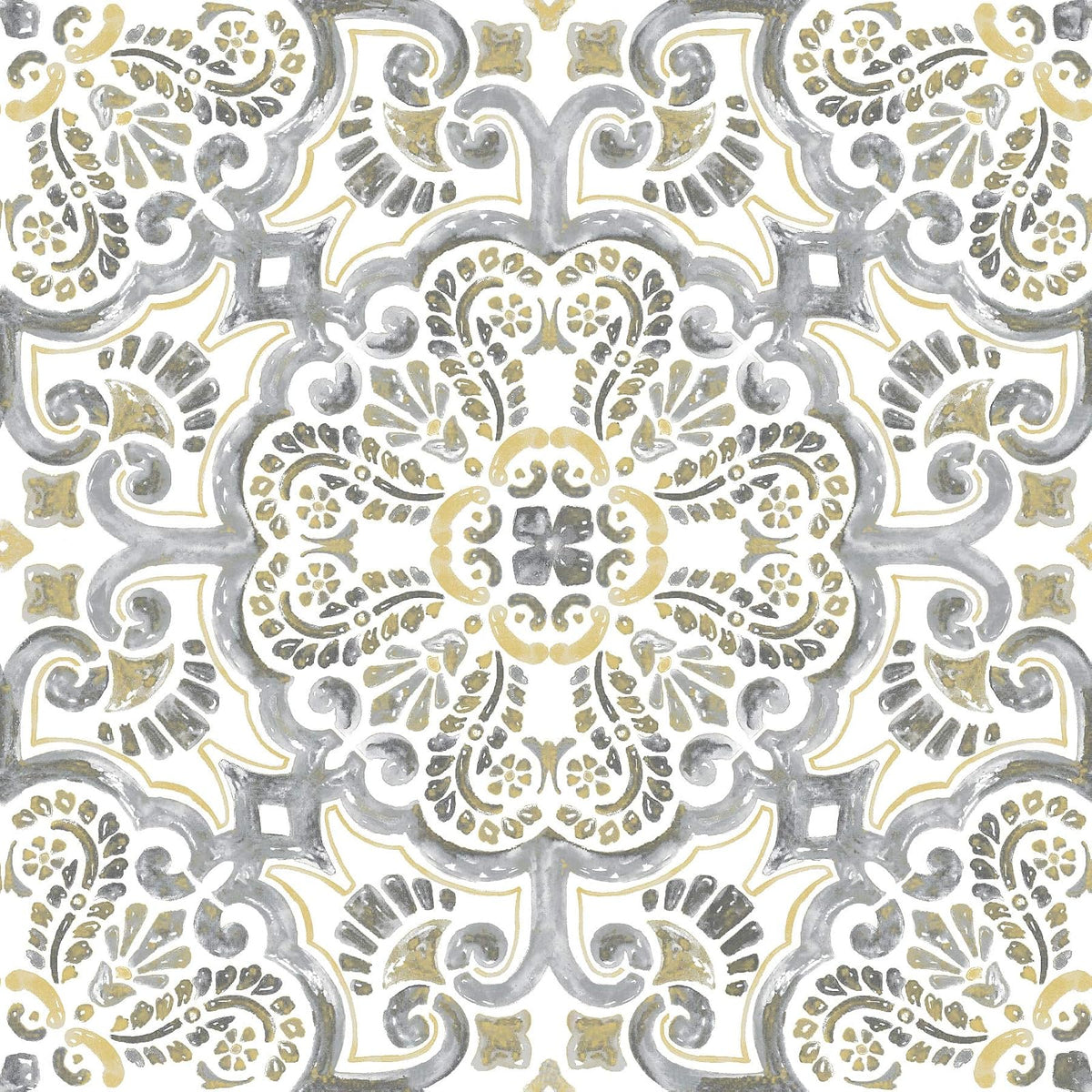 FloorPops FP2947 Antico - Azulejos de piso para despegar y pegar, multicolor