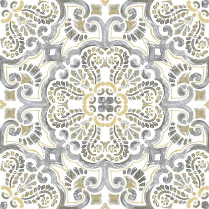 FloorPops FP2947 Antico - Azulejos de piso para despegar y pegar, multicolor