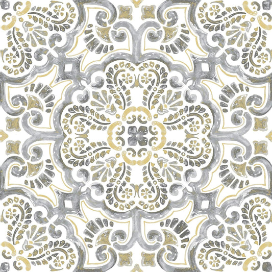 FloorPops FP2947 Antico - Azulejos de piso para despegar y pegar, multicolor