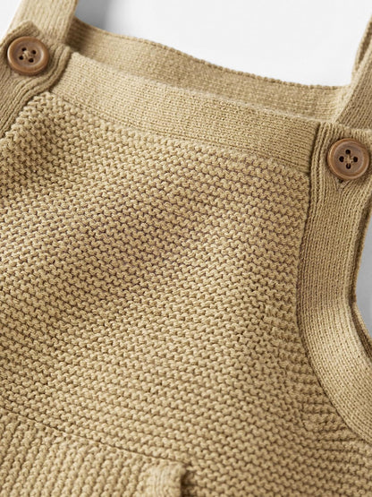little planet by carter's Organic Cotton Sweater Knit Overalls overol de punto orgánico bebés unisex