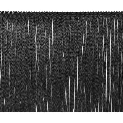 Trims by the Yard Fleco de Cadena Decorativo, 4 Pulgadas - Negro