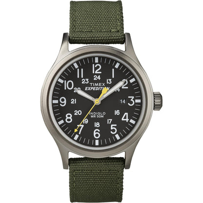 Timex Expedition Scout Reloj Análogico para Hombre, 40 mm - Verde - Negro - Gris