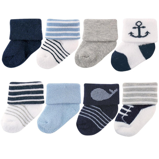 Luvable Friends - Calcetines unisex para bebé recién nacido y bebé de rizo