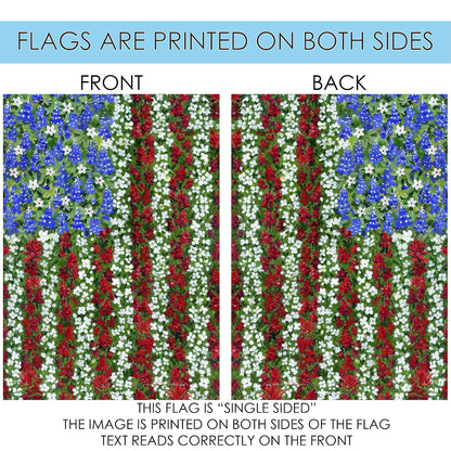Toland Home Garden 109592 Bandera patriótica de Campo de Gloria, 28 x 40 Pulgadas, Doble Cara para decoración de jardín de Flores al Aire última intervensión