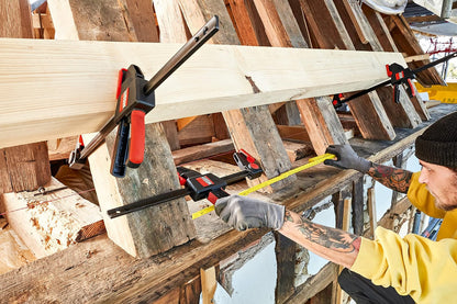 BESSEY EHK SERIES - Fuerza de sujeción de 600 libras - 18 pulgadas - Juego de abrazaderas de gatillo EHKXL18-3.6 pulgadas Profundidad de garganta: abrazaderas de madera, herramientas y equipos para