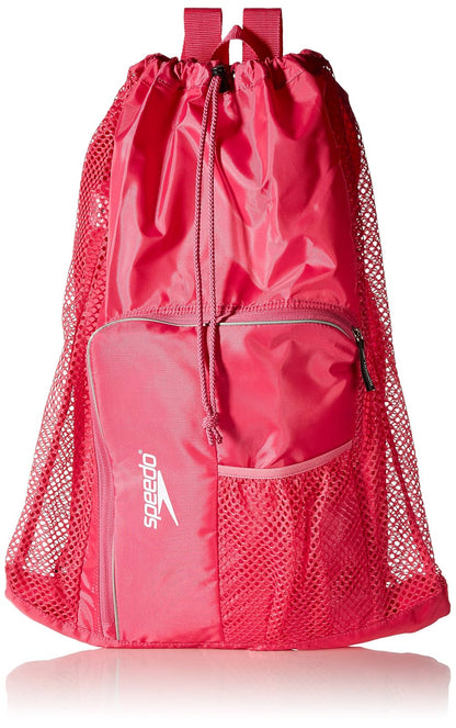 Speedo Deluxe Ventilator Mesh Equipment Bag, Blue Grotto