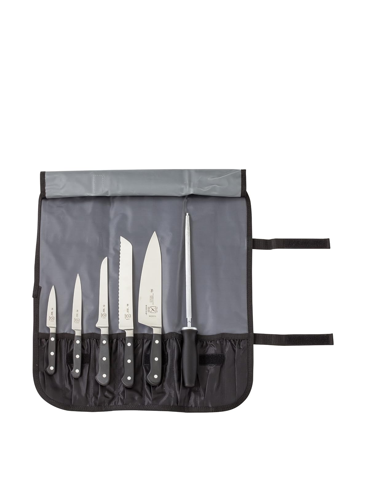 Mercer Culinary Genesis Juego de 7 Cuchillos para Carne Forjados - Juego de cuchillos renacentistas forjados de 7 piezas
