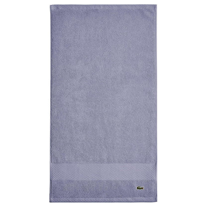 Lacoste Heritage Supima - Toalla de Mano de algodón, Tela Vaquera Ligera, 16 x 30 Pulgadas