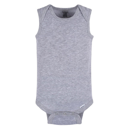 Gerber Body sin mangas de paquete múltiple playera sin mangas para bebés y niños pequeñosUnisex bebé