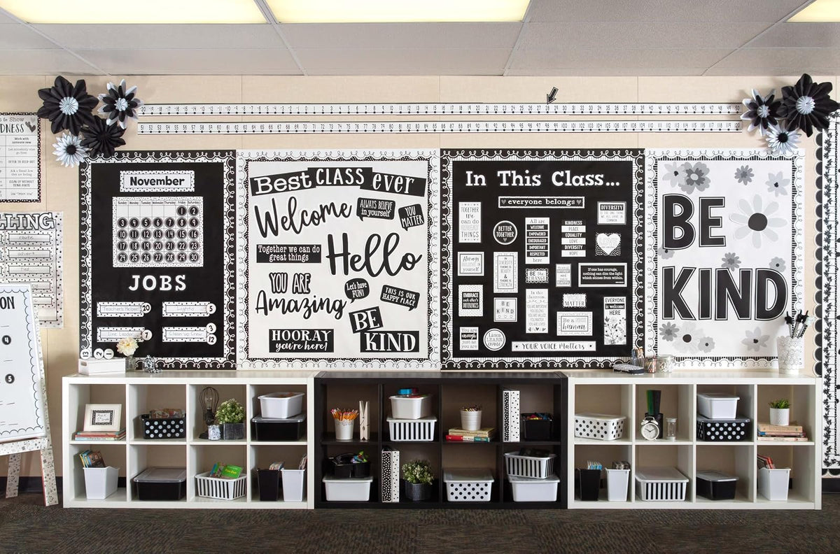 Teacher Created Resources Better Than Paper - Rollo de tablero de anuncios, 4 pies x 12 pies, blanco