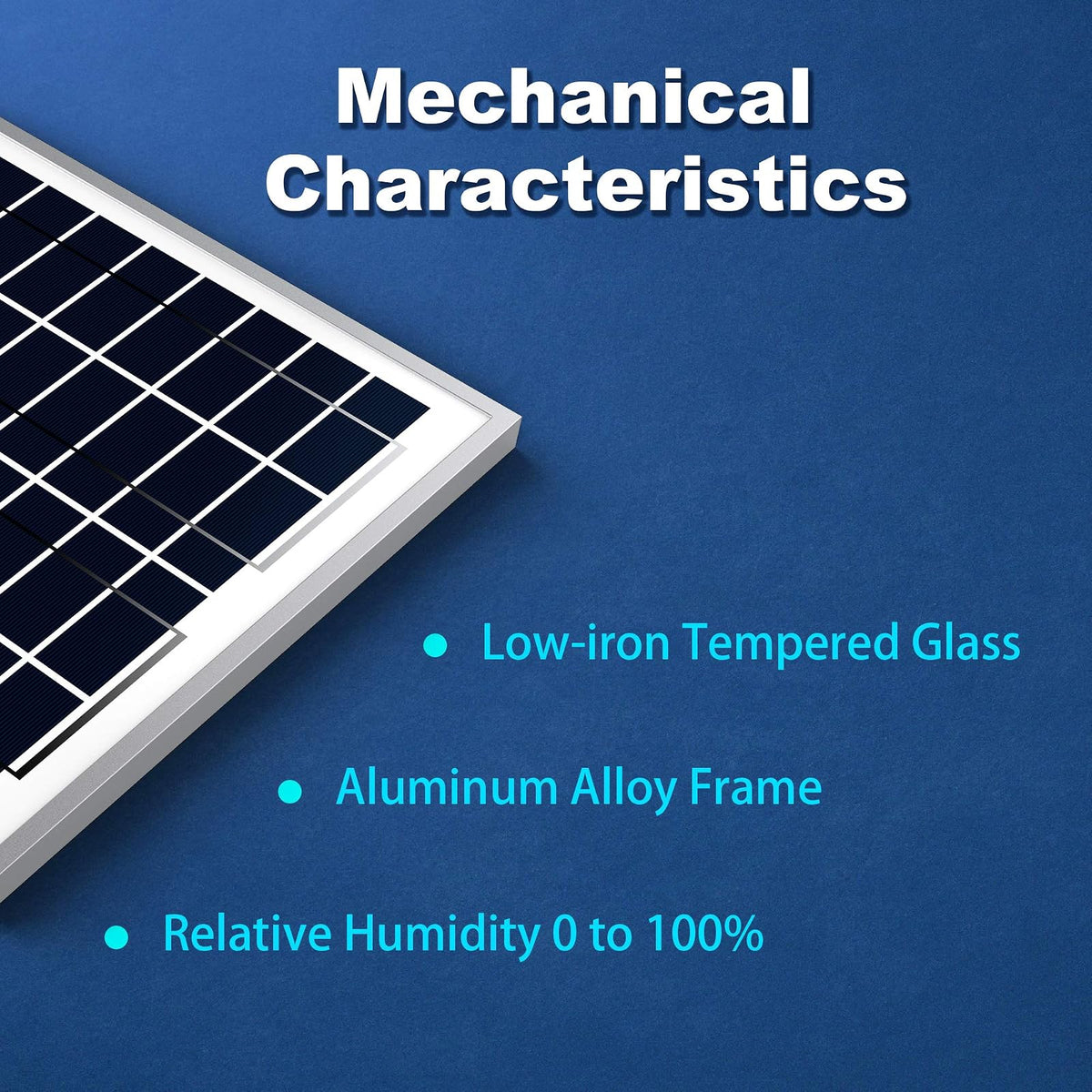 ACOPOWER Módulo de panel solar fotovoltaico policristalino de 15 W, 15 W, 12 V, carga de batería