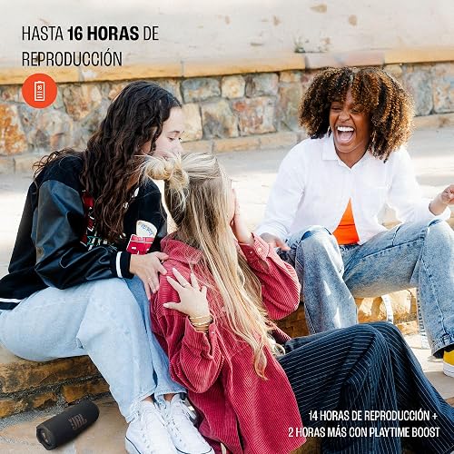 JBL Flip 7 Bocina Portátil Bluetooth, Batería Integrada, Resistente al Agua - Negro