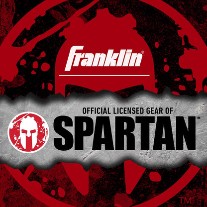 Franklin Sports Spartan OCR Botella de Agua de plástico, 32 onzas, Color Rojo
