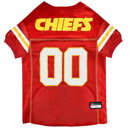 Pets First Jersey NFL para Perro y Gato, con Licencia Oficial - Kansas City Chiefs - Grande