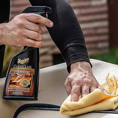 Meguiar's Oficial Gold Class Acondicionador De Piel G18616 473 ml | Desvanecimiento y secado: mantiene su aspecto y sensación nueva