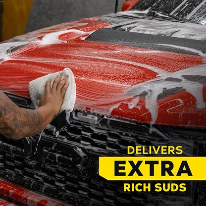 Meguiar's Shampú para Automóvil con Aroma a Sandía G250464, 1,89 L | Prelavado para pistola de espuma y lavado de cubos, elimina la suciedad de forma rápida y suave - G250464EU