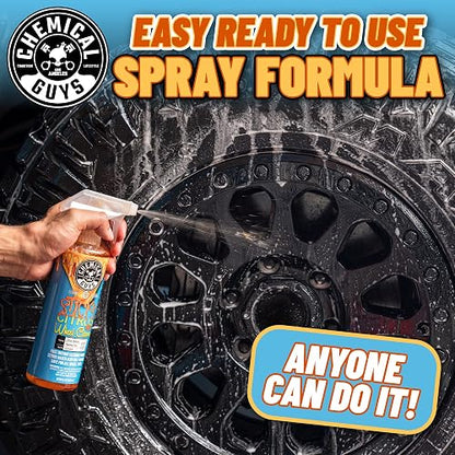 Chemical Guys CLD105 Gel limpiador de ruedas cítricas pegajoso seguro para todos los tipos de ruedas) funciona en automóviles, camiones, SUV, motocicletas, caravanas y más, 128 onzas líquidas 1 galón)