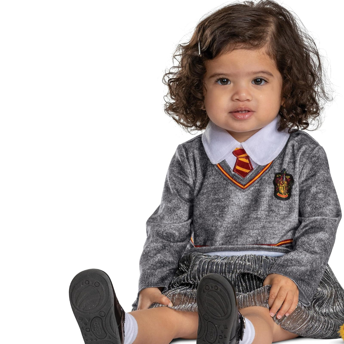 Disfraz infantil de Gryffindor Hermione Posh de Disguise para bebés, disfraces oficiales del Mundo Mágico de Harry Potter de Halloween para bebés