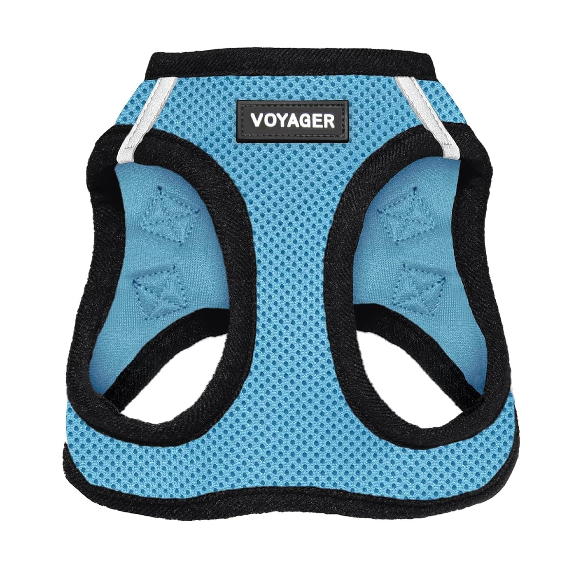 Best Pet Supplies Arnés Voyager Step-In Air para Perro, Todo Clima - L (Chest: 18 - 20.5") - Base Azul Bebé