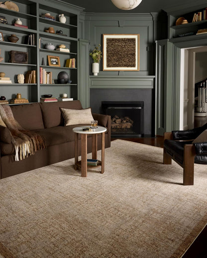 Loloi Tapete Decorativo Winston, Diseño Cross-Hatch - 8' x 2'7" (Rectangular) - Spice - Bone