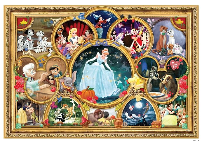 Ceaco - Rompecabezas Disney/Pixar de 2000 piezas de Disney Classics, para niños y adultos