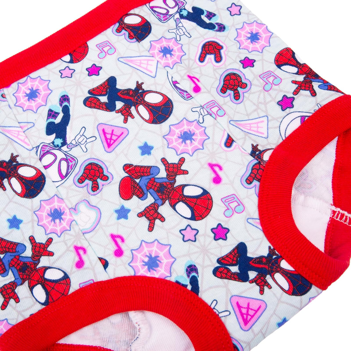 Marvel Spiderman & Ghost Spider Exclusive Toddler Panties & Potty Training Pants 2t-8 Ropa Interior de formación para bebés y niños pequeños Niñas