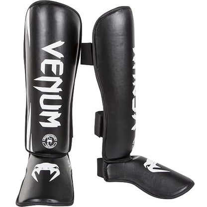 Venum Challenger espinilleras Negro/Blanco