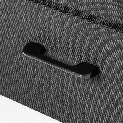 Otto & Ben Stockbox otomano con cajón de Almacenamiento, Taburete Plegable de 15 Pulgadas, Color Negro