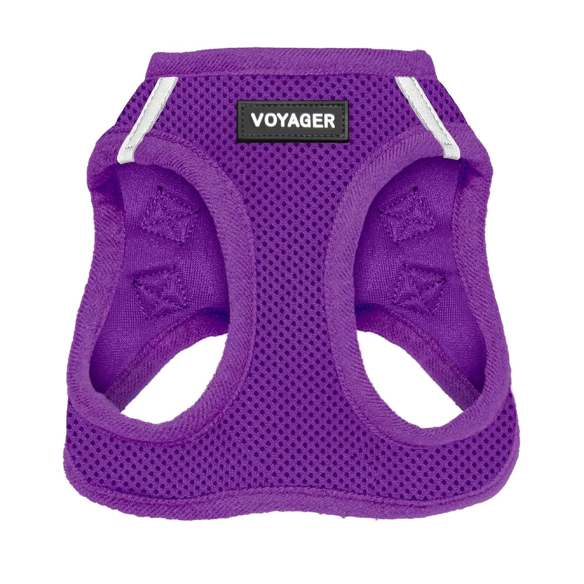 Best Pet Supplies Arnés Voyager Step-In Air para Perro, Todo Clima - S (Chest: 14.5 - 16") - Morado (borde a juego).