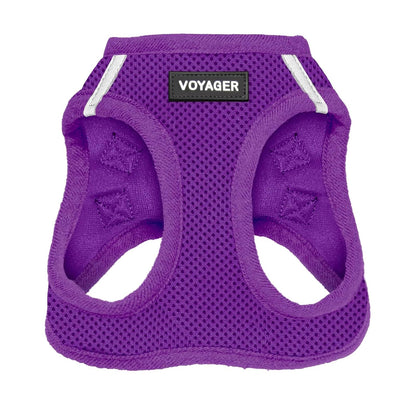 Best Pet Supplies Arnés Voyager Step-In Air para Perro, Todo Clima - S (Chest: 14.5 - 16") - Morado (borde a juego).