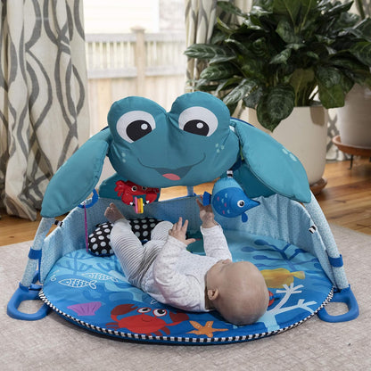Baby Einstein Neptune Under The Sea Lights & Sounds - Alfombra de actividades para gimnasio y juegos, para niños recién nacidos