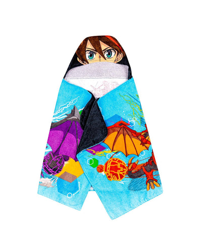 Bakugan Anime Battle Brawlers - Toalla de Toalla de Rizo de algodón Suave para baño/Piscina/Playa, 24 x 50 Pulgadas, por Franco Kids