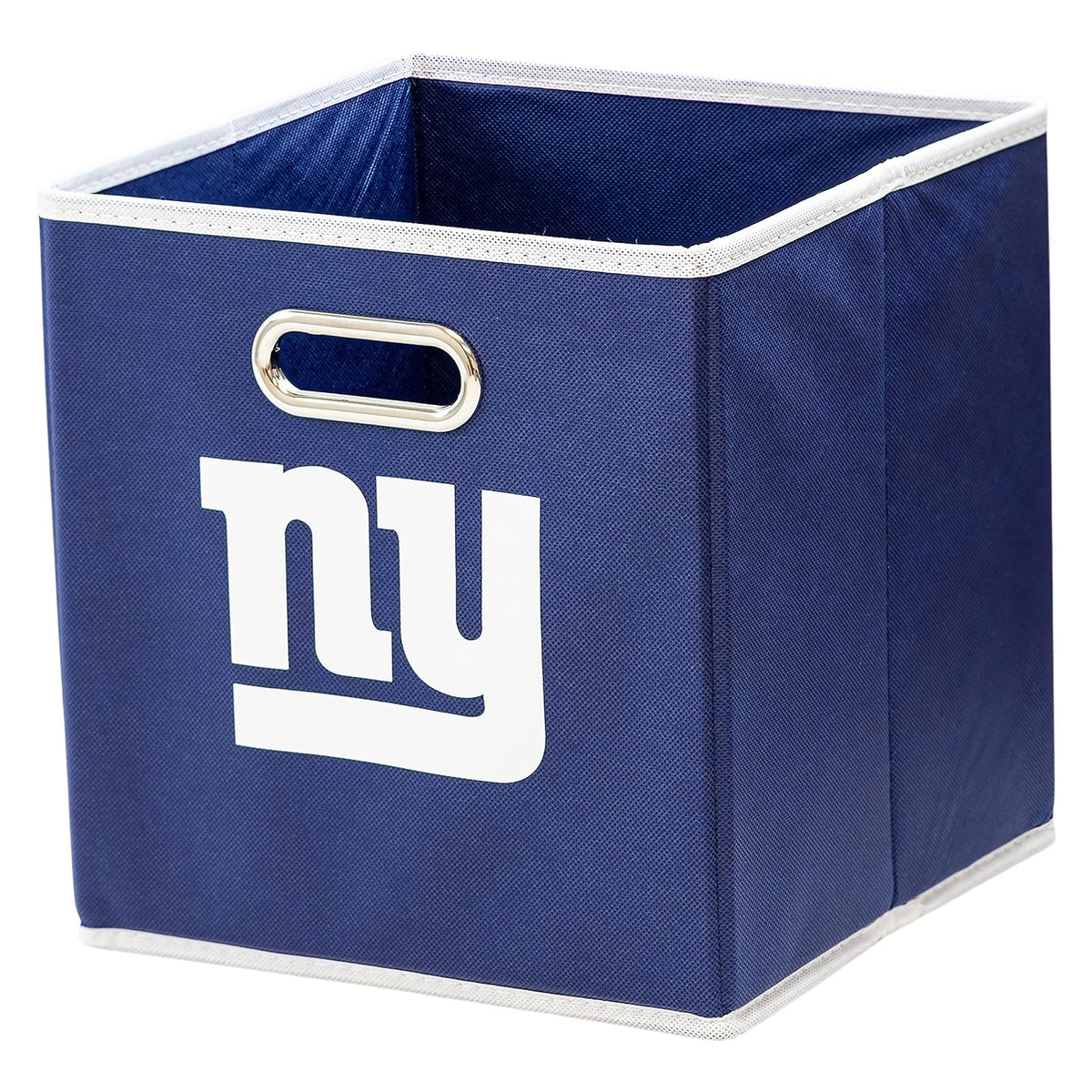 Franklin Sports Cubos de Almacenamiento de Tela de Equipo de NFL Hecho para Adaptarse a los organizadores de Almacenamiento (27.9 x 26.6 x 26.6 cm) - New York Giants
