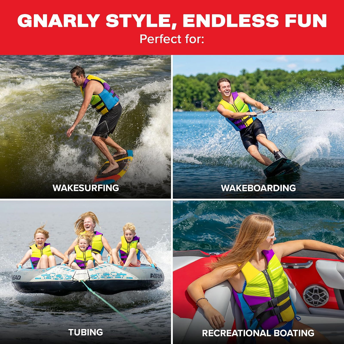 Airhead Gnar Kwik-Dry NeoLite Flex Life Vest