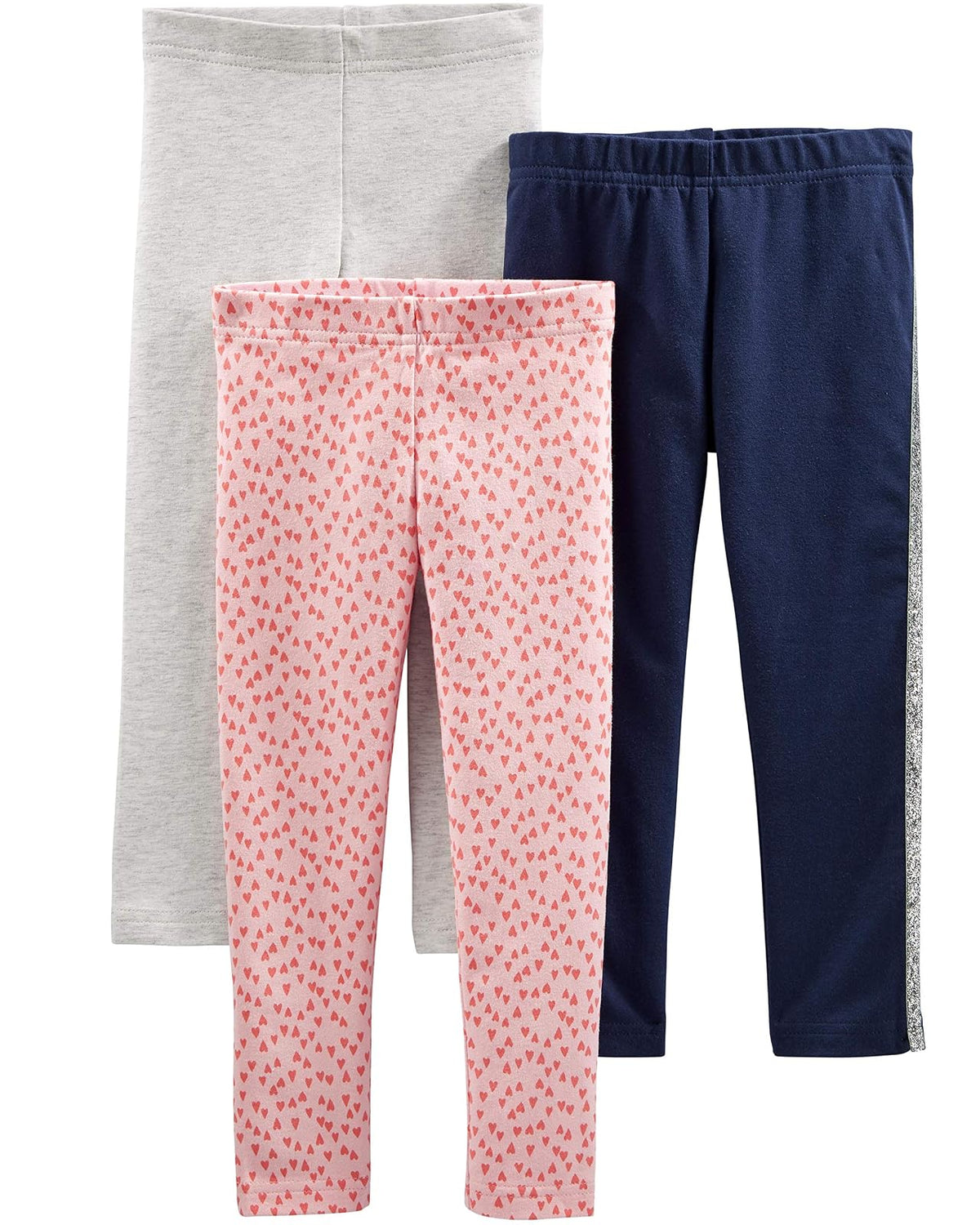 Simple Joys by Carter's Pack de 3 Leggings Leggings para Niñas
