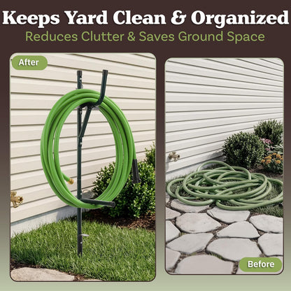 Stalwart 75-ST6009 In The Ground Hose Management Bracket, 50' Capacity