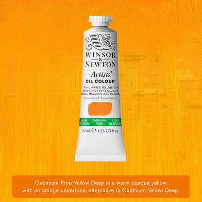 Winsor & Newton Pintura al Óleo 37 ml Yellow Deep Libre de Cadmio #891