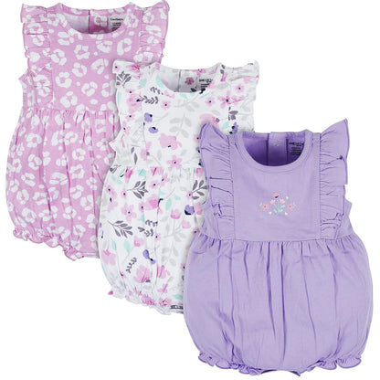 ONESIES 3-pack Romper Mameluco bebés niñas