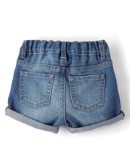 The Children's Place - Pantalones Cortos de Mezclilla para bebés y niños pequeños, Color Lirio
