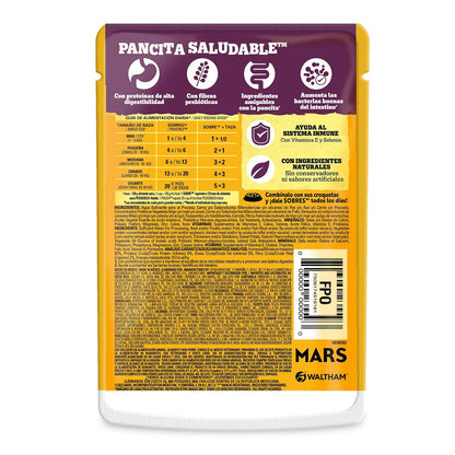 Pedigree Pancita Saludable Sobres para Perros Adultos Sabor Pollo y Camote 24 Sobres 100g c/u