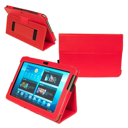 KYASI London All Business - Funda Tipo Libro con Ranuras para Tarjetas ejecutivas para Samsung Galaxy Tab 2 de 10,1 Pulgadas, RAD Red (Rojo), Galaxy Tab 2 10.1" Executive