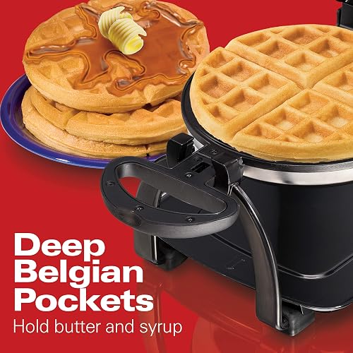 Hamilton Beach 26010R Acero inoxidable wafflera - Gofrera