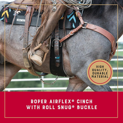 Weaver Equine Airflex Cincha | 76.2 cm, Nailon, Negro